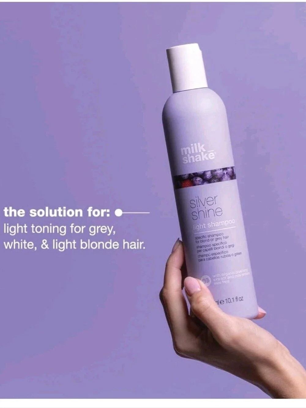 🌺MILK SHAKE SILVER SHINE - LIGHT SHAMPOO          BRAND NEW   10.1 FL OZ